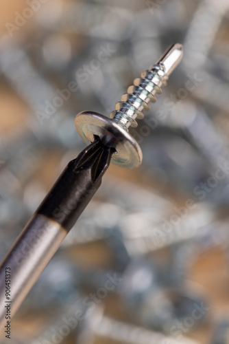 steel self-tapping screws for working with wooden products