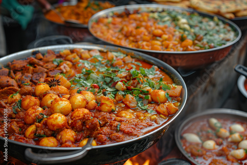 Indian street food for Asia travel concept