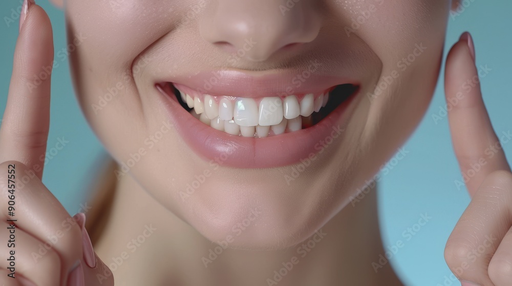 Obraz premium The bright healthy smile