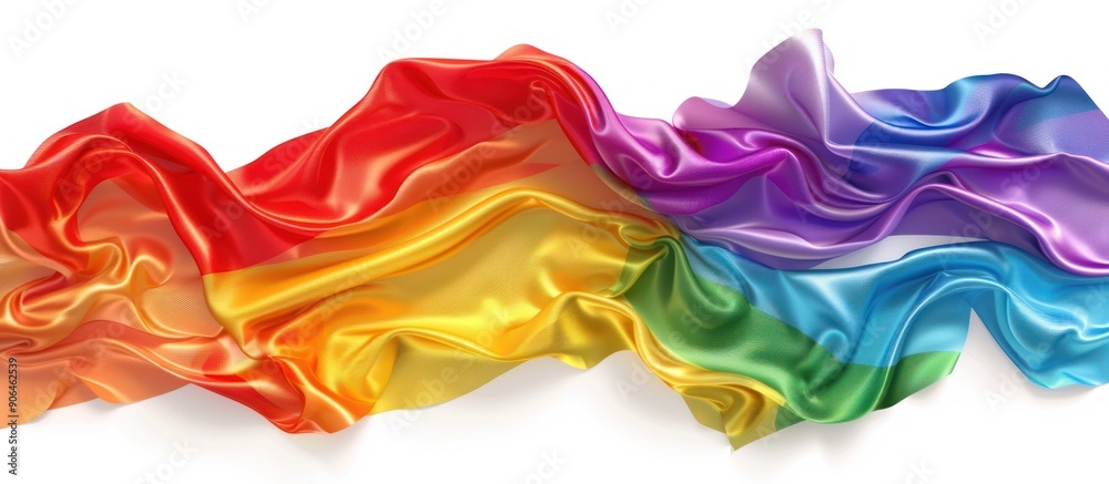 Rainbow Flag, Pride Fabric, Colors of LGBTQ+ Rainbow Flag, Pride Fabric, Colors of LGBTQ+