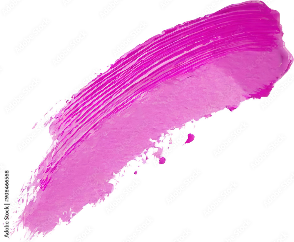 Vibrant pink paint stroke, ideal for backgrounds, artistic designs, and creative projects. Perfect for showcasing color.