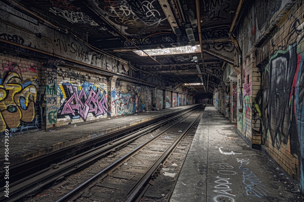 Naklejka premium Urban Underground