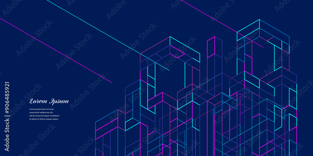 幾何学 抽象 建築 テクノロジー ライト ビジネス 背景