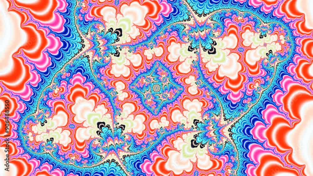 Journey through a multicolored fractal in 4k resolution Journey through a multicolored fractal in 4k resolution