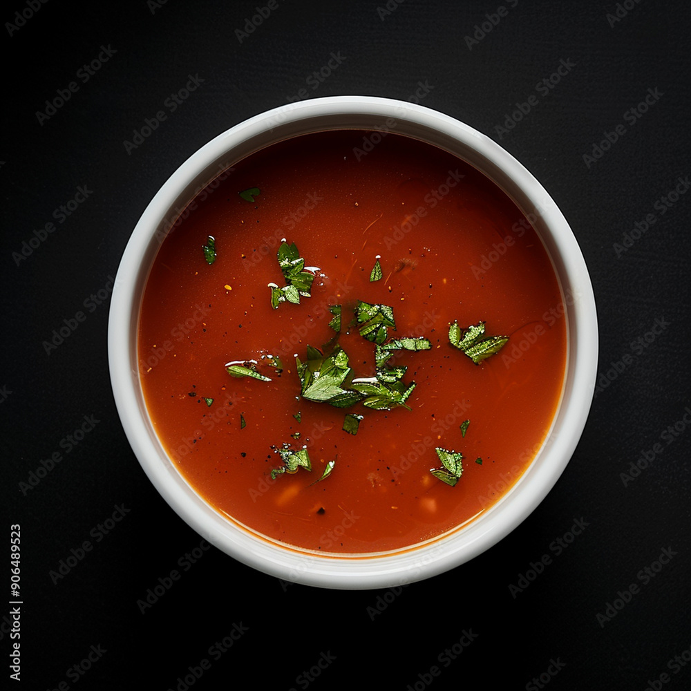 tomato soup in a bowl tomato soup in a bowl