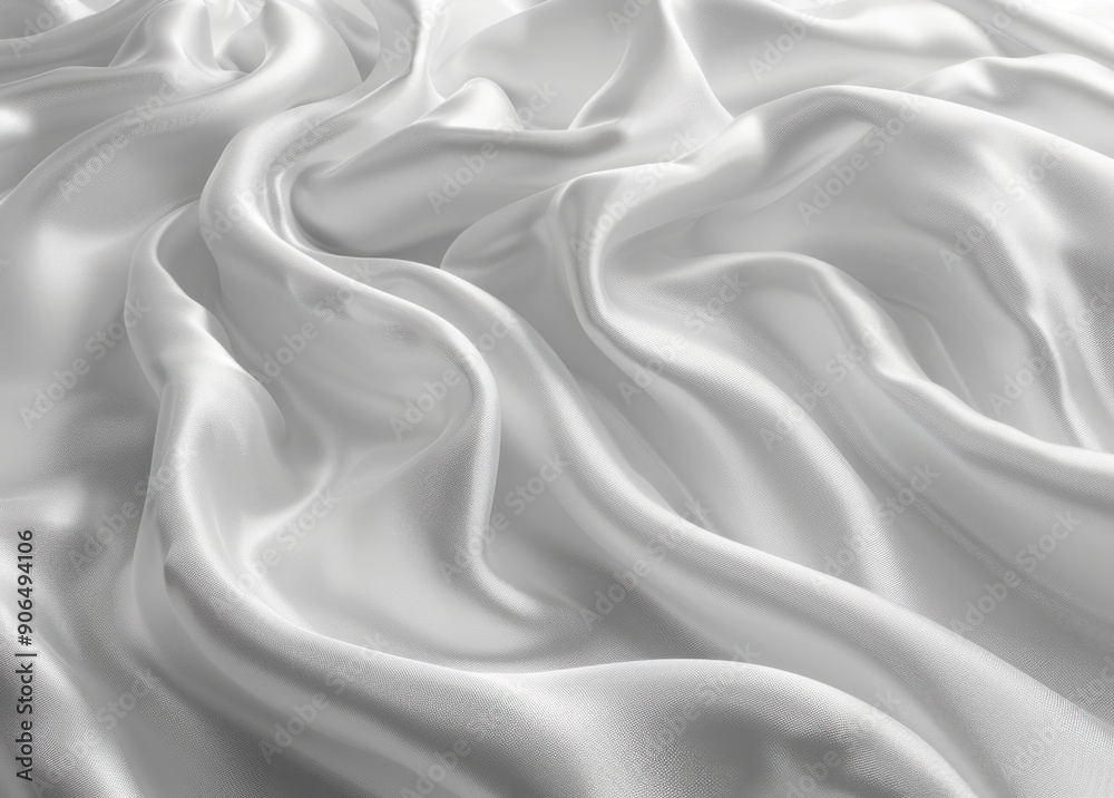 Abstract White Fabric Texture