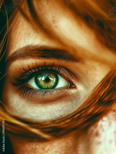 Close-up portrait of a stun...