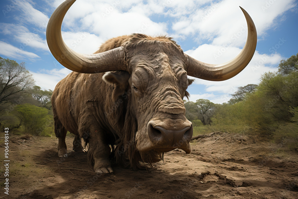 Fototapeta premium The biggest bull in the world.