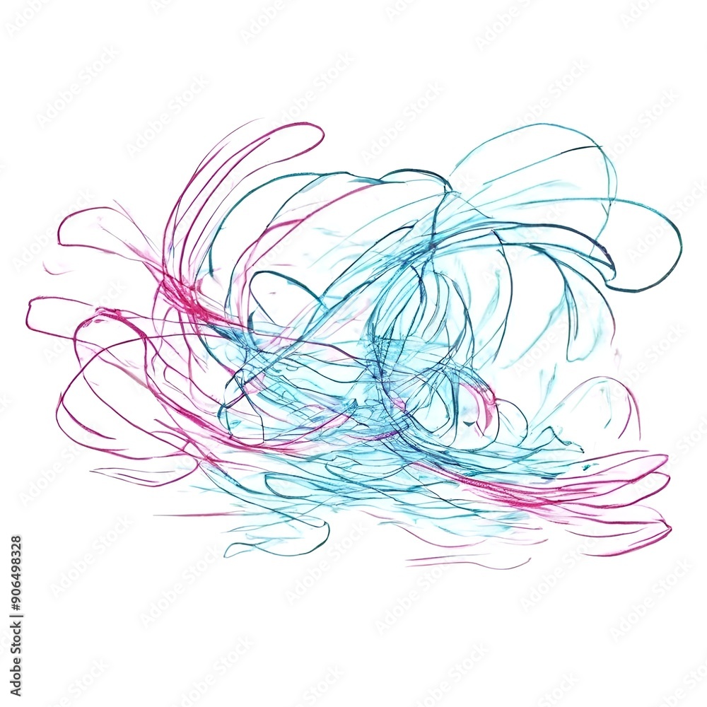 A mesmerizing, abstract composition of swirling, luminous lines creating a sense of movement and energy A mesmerizing, abstract composition of swirling, luminous lines creating a sense of movement and energy