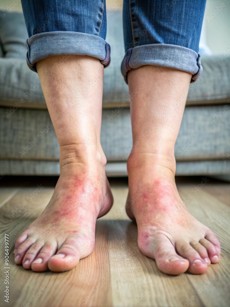 High quality female swollen ankle picture High quality female swollen ankle picture
