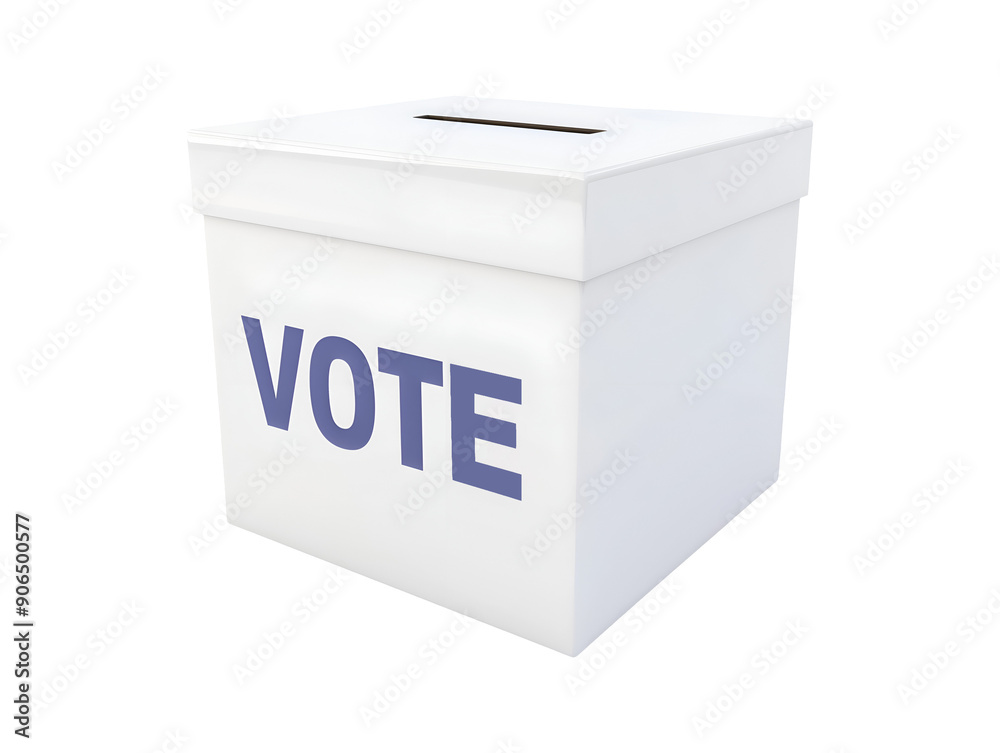 Voting ballot box isolated on transparent or white background Voting ballot box isolated on transparent or white background