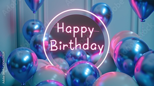 The Neon Birthday Sign photo