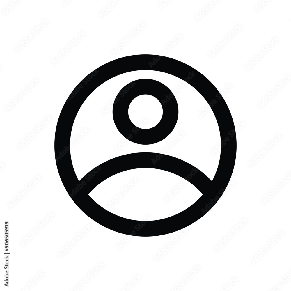 user vector icon design line style user vector icon design line style