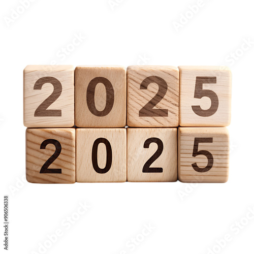 2025 wooden block