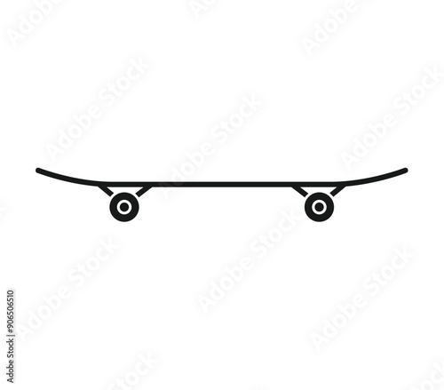 Skateboard, skate board icon vector design