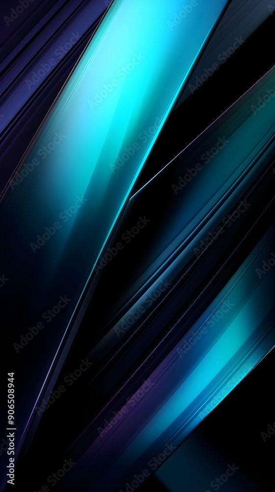 Technology purple and green geometric stripes abstract graphic poster background