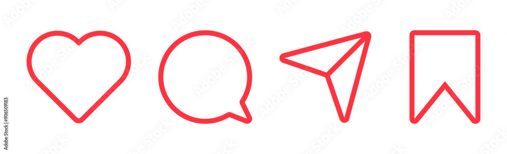 Like, comment, share, save buttons. Social media, repost, send, review, feedback, follow, content maker, blog, influencer, heart, speech bubble, plane, bookmark, double tap, entertainment