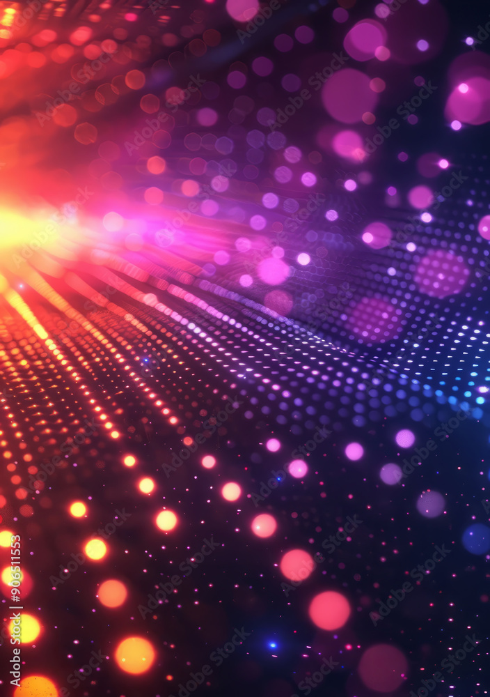 abstract futuristic background featuring a grid of pulsating lights and digital patterns. abstract futuristic background featuring a grid of pulsating lights and digital patterns.