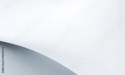 Abstract White Curve Background