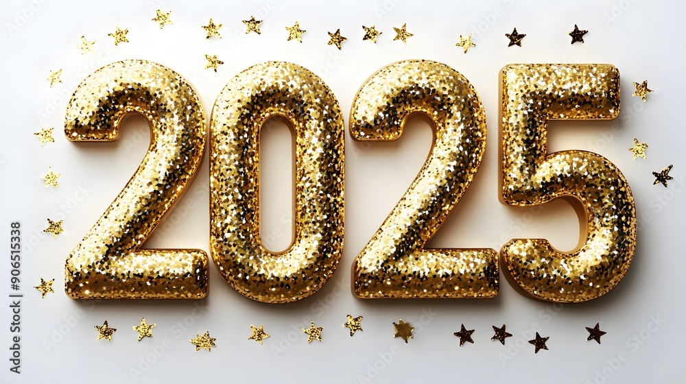 Golden Glitter 2025 New Year Celebration. Golden Glitter 2025 New Year Celebration.