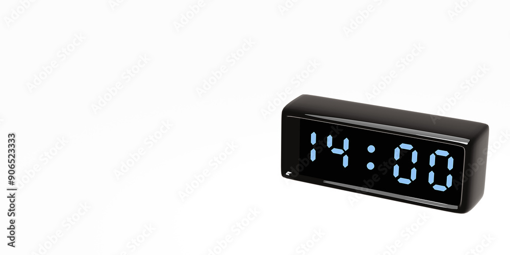 Digital Clock illustration. 3d render. Digital Clock illustration. 3d render.