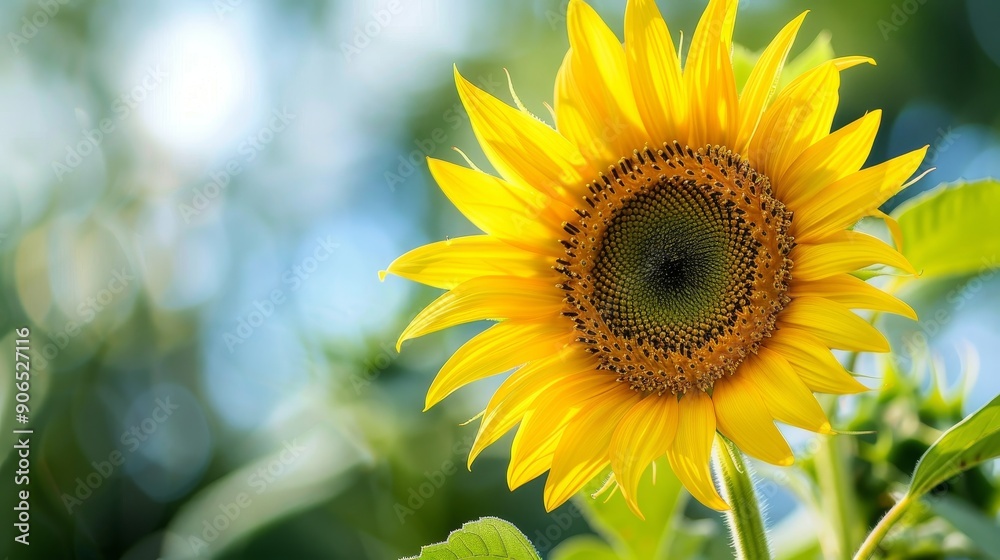 Obraz premium Close-Up Blooming Sunflower