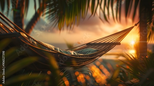 hammock on the  tree photo