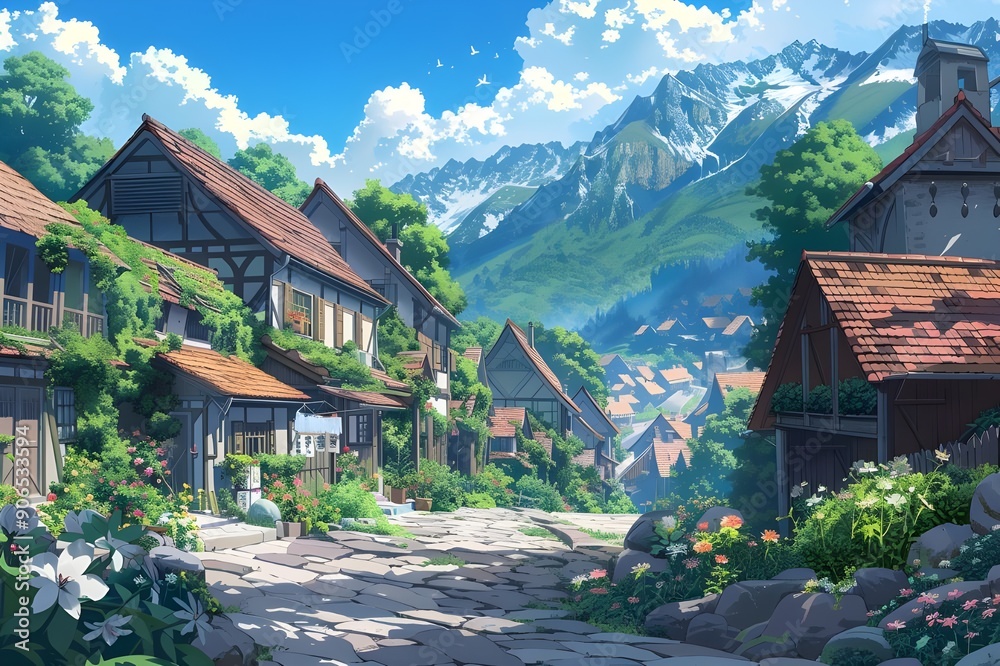 Charming Mountain Village Charming Mountain Village