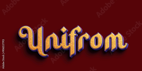 3d text effect template