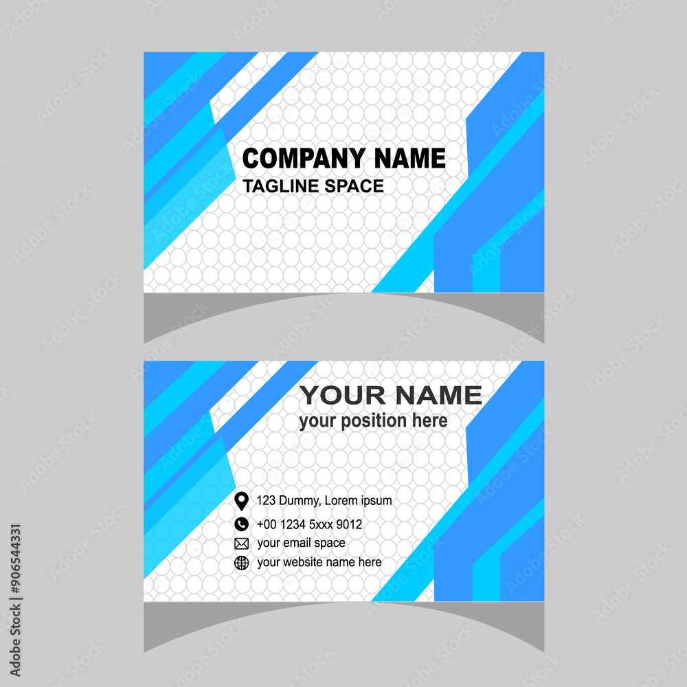 Fototapeta premium Business card design template, Clean professional business card template, visiting card, business card template.