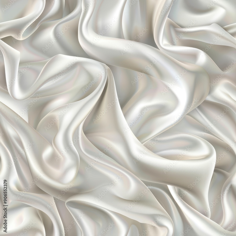 Seamless pattern of silky flowing fabric folds Seamless pattern of silky flowing fabric folds