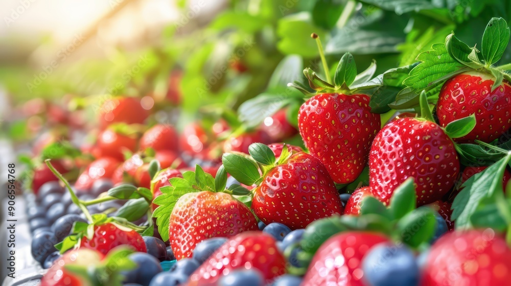 An explosion of freshness highlights an array of vegetables in a hightech hydroponic system An explosion of freshness highlights an array of vegetables in a hightech hydroponic system