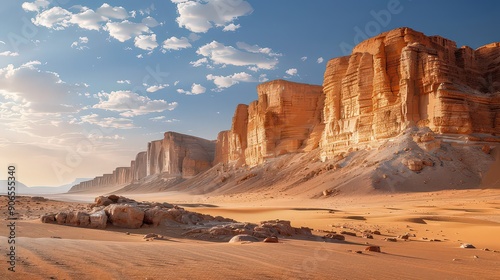  striking image of the Negev Desert, showcasing its unique rock formations, sand dunes, and arid beauty. photo