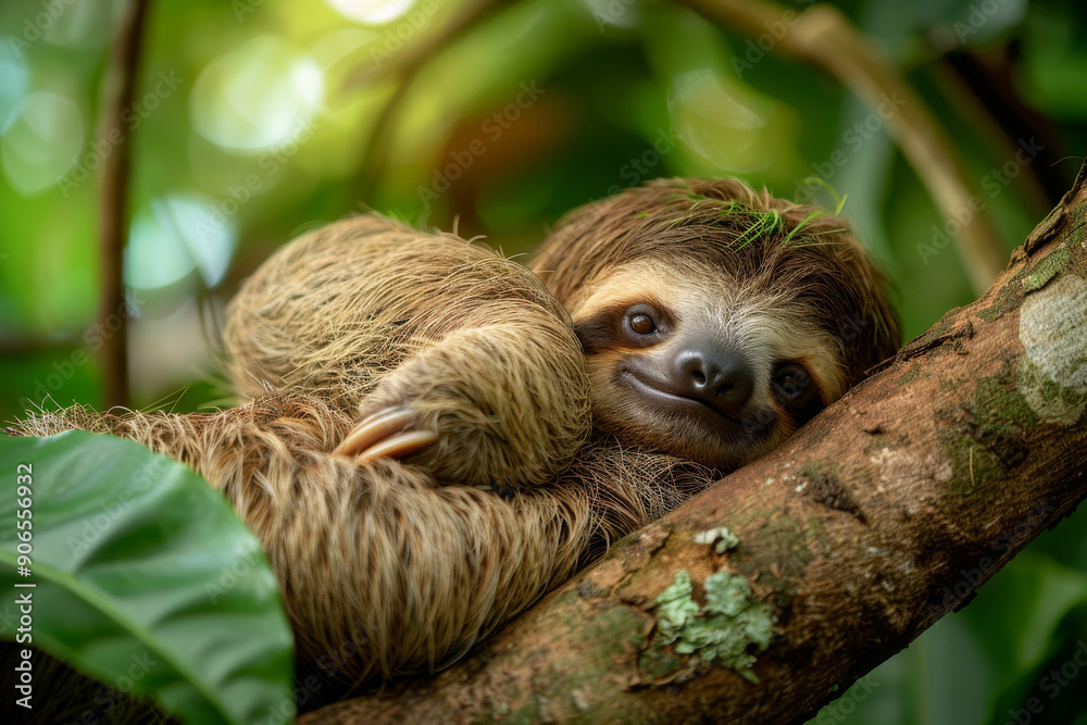 baby sloth in tree baby sloth in tree
