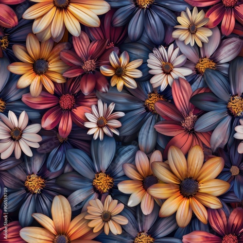Seamless pattern of colorfu...