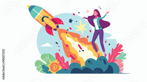 Goal Achievement Landing Page Template. 
