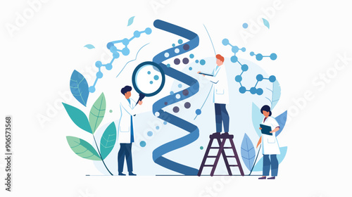 Medicine Technology Genetic Testing Website Landing 