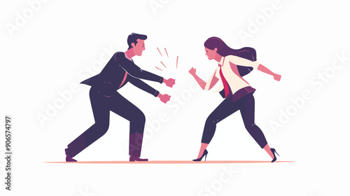 Fight for Leadership Website Landing Page. 