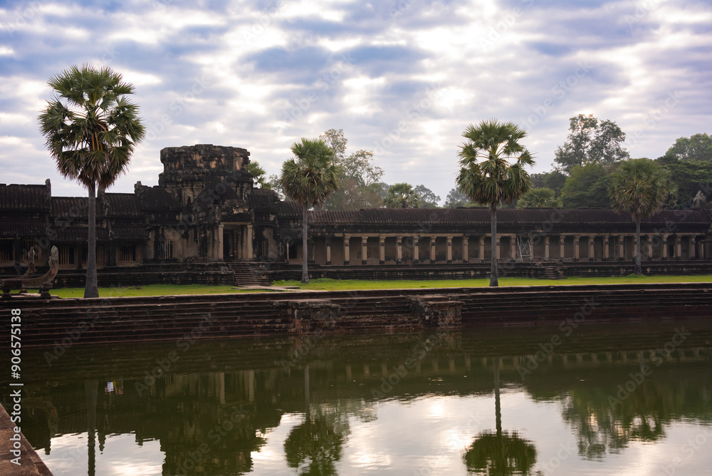 Angkor Wat, ancient temple ruins in Cambodia Angkor Wat, ancient temple ruins in Cambodia