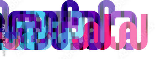 Lines, abstract letter style design background. Geometric vector Illustration For Wallpaper, Banner, Background, Card, Book Illustration, landing page