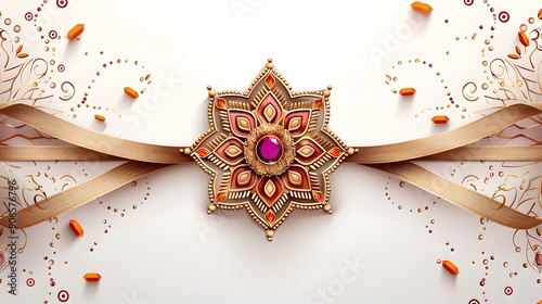 Celebrate Raksha Bandhan with a beautifully designed festive poster