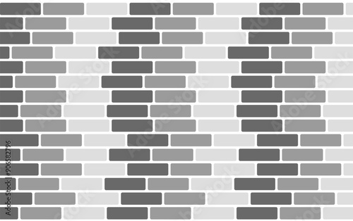 white gray brick wall background