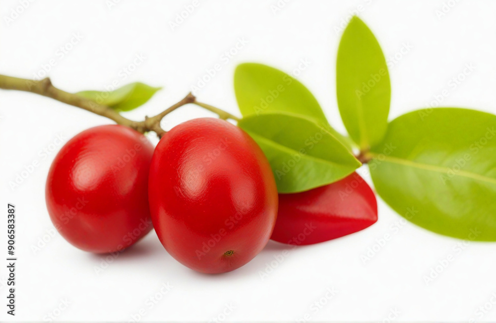 Obraz premium Miracle fruit, herbal medicine isolated on white background