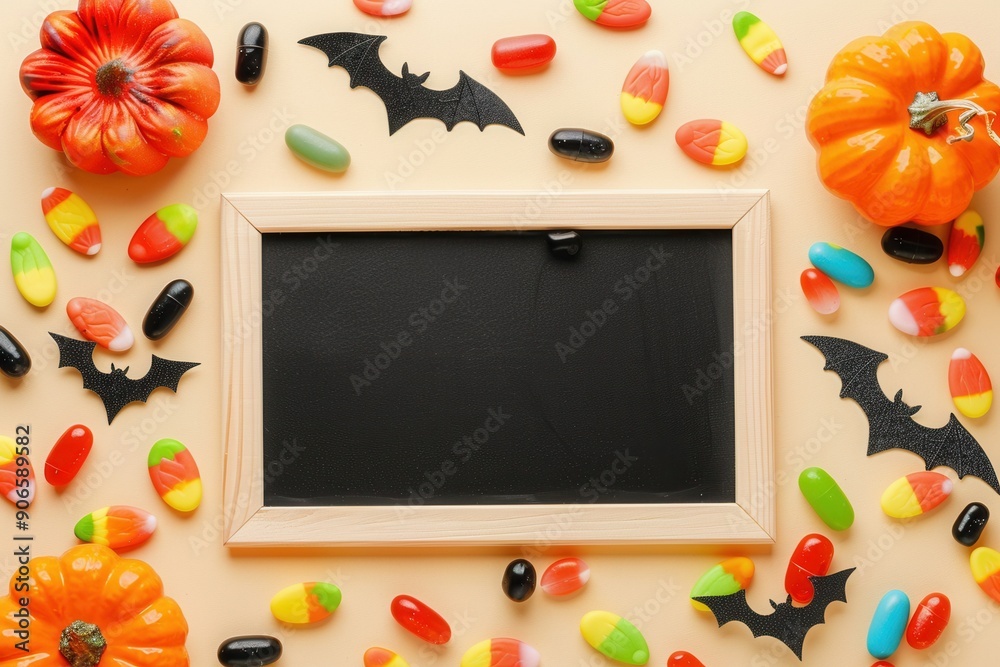 Halloween Candy Frame Halloween Candy Frame