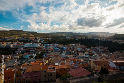 Foto The old city of Tempio Pausania, Sardinia, Italy