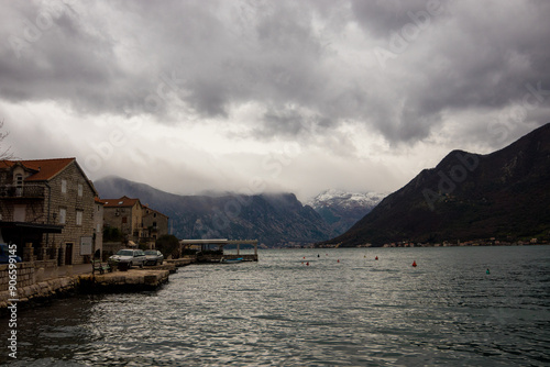 The old city of Perast, Montenegro