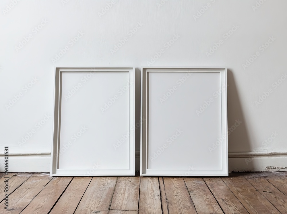 Decorative wall mock-up, frames on the wall, minimalist frames mock-up, poster mock-up, photo frame mock-up, 3D renderings Decorative wall mock-up, frames on the wall, minimalist frames mock-up, poster mock-up, photo frame mock-up, 3D renderings