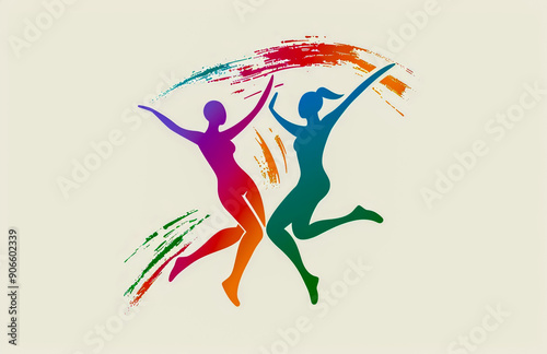 Logo of two dancing figures