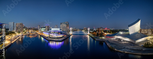 Photos Salford Keys at night