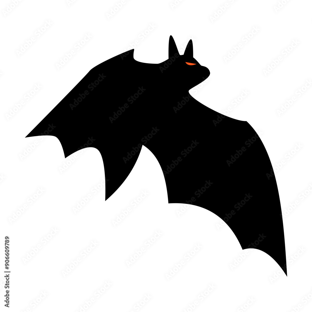 Obraz premium Halloween Bat Silhouette